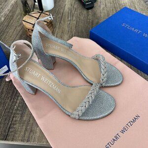 Stuart Weitzman - NEARLYNUDE HIGHSHINE SANDAL - size 8